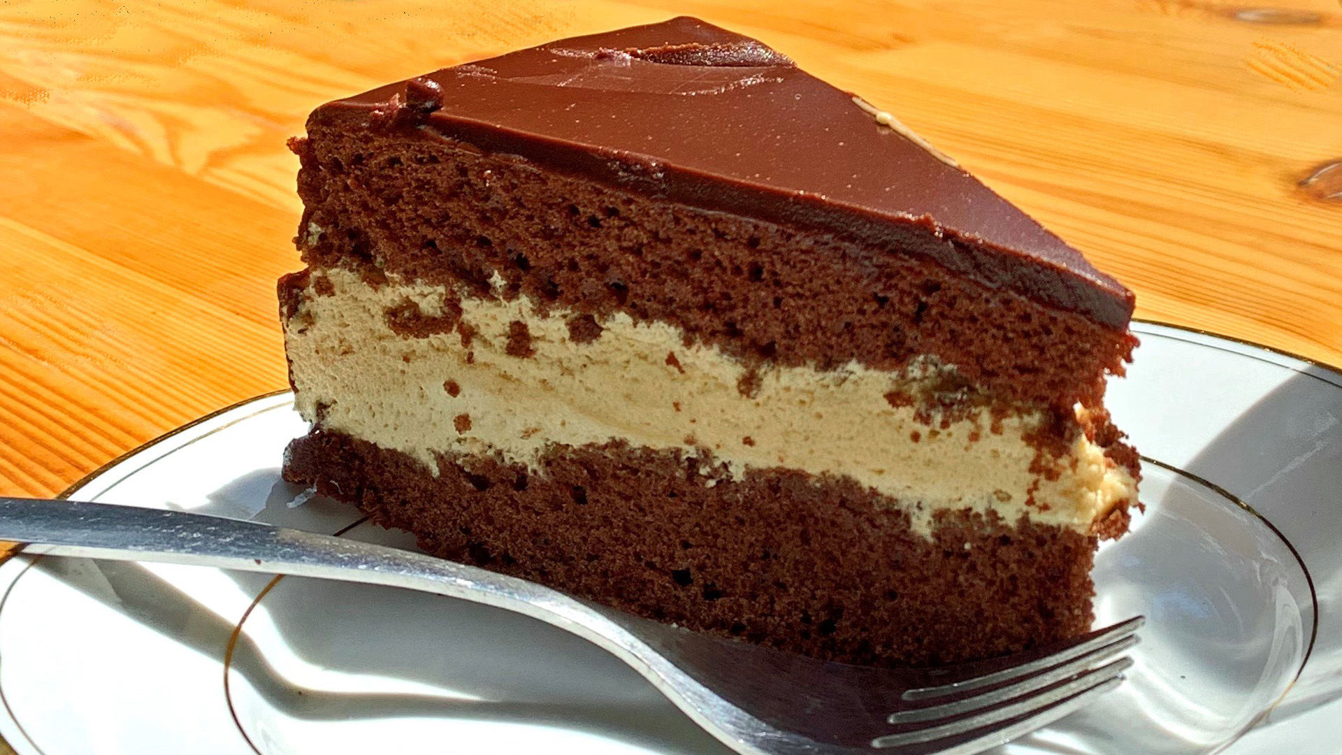 Recipe from South Tyrol - Chocolate beer cream gateau
