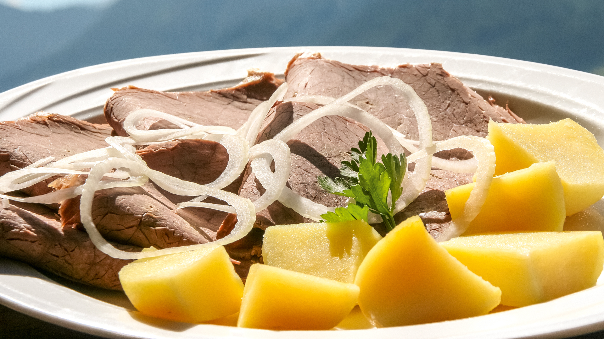 Boiled beef - Typical recipe from South Tyrol