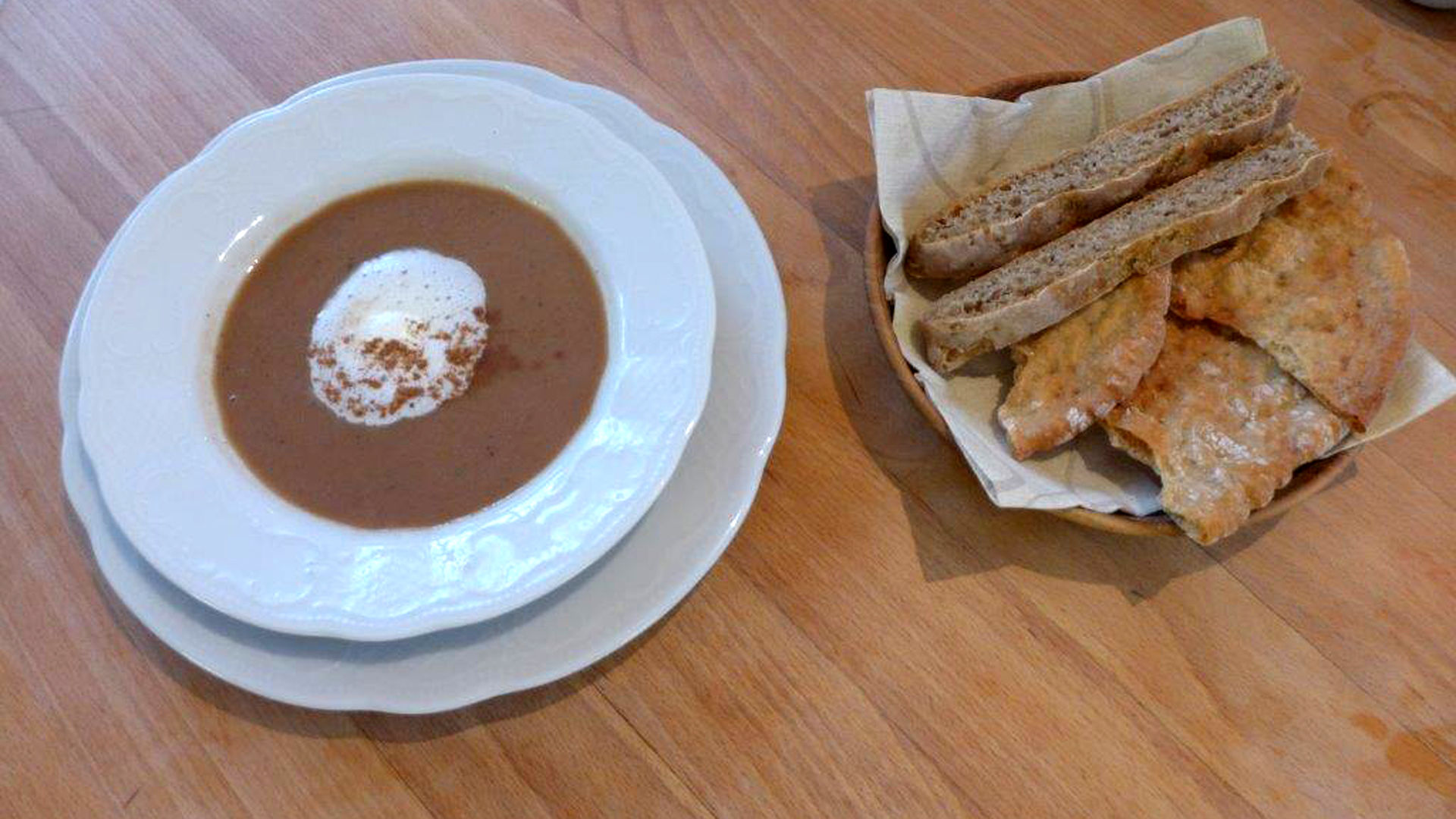 Chestnut soup - Typical recipe from South Tyrol