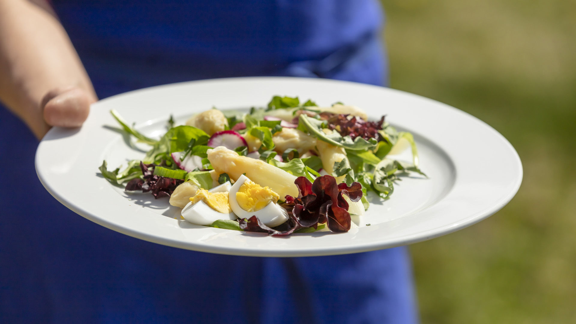 Asparagus salad with egg - Recipe from South Tyrol
