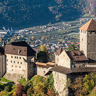 Castle Tyrol: old walls with history