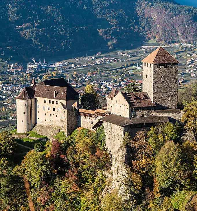 Castle Tyrol: old walls with history