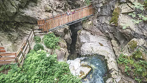 Gilfenklamm: the only marble gorge in Europe