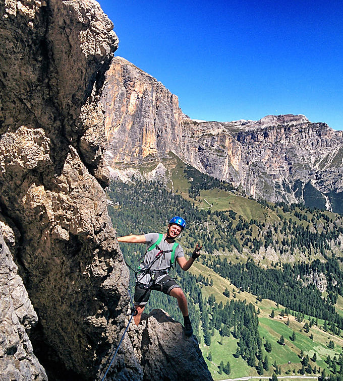 Pisciad Via Ferrata Dolomites South Tyrol