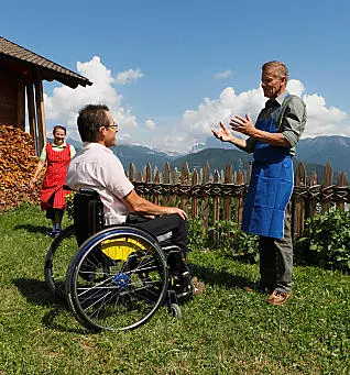 Barrierefreie Unterkünfte auf dem Bauernhof in Südtirol
