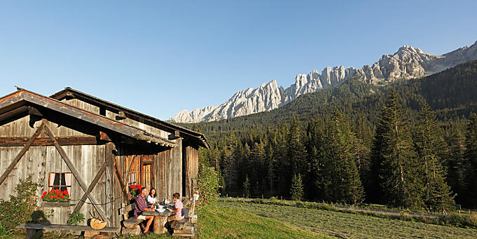 Urlaub auf der Alm in Südtirol