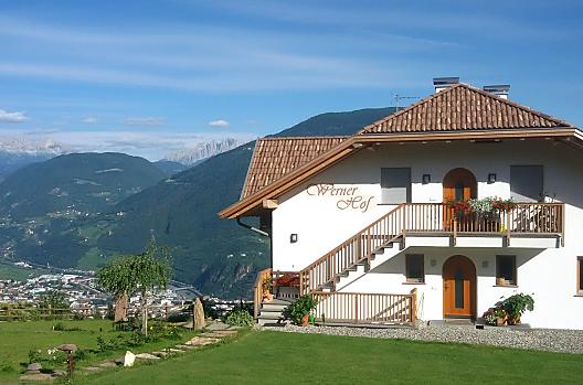 High above Bolzano