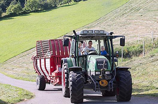 Farming is always exciting for young and old.