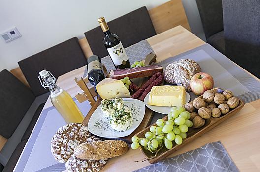 Whether it's a snack board or a breakfast basket... our farm and regional products are always a treat