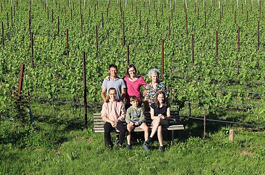 Our family with mother Brigitte