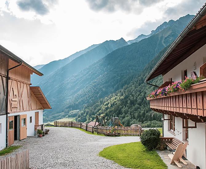The valley view invites you to linger.