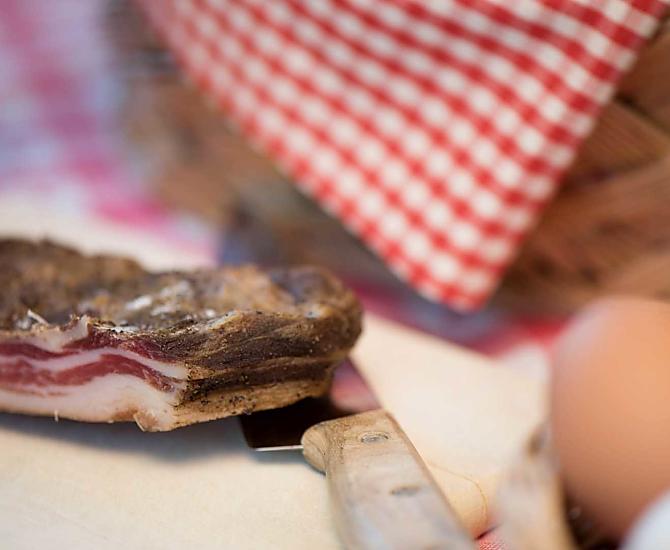 Speck from our pigs