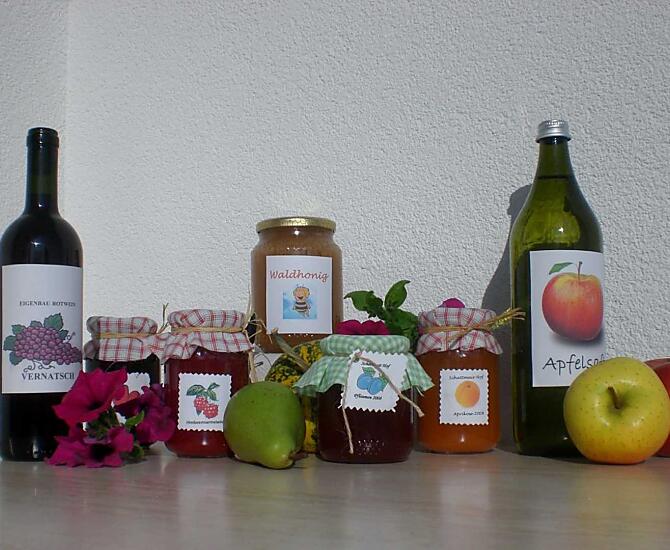 A small selection of our farm produce