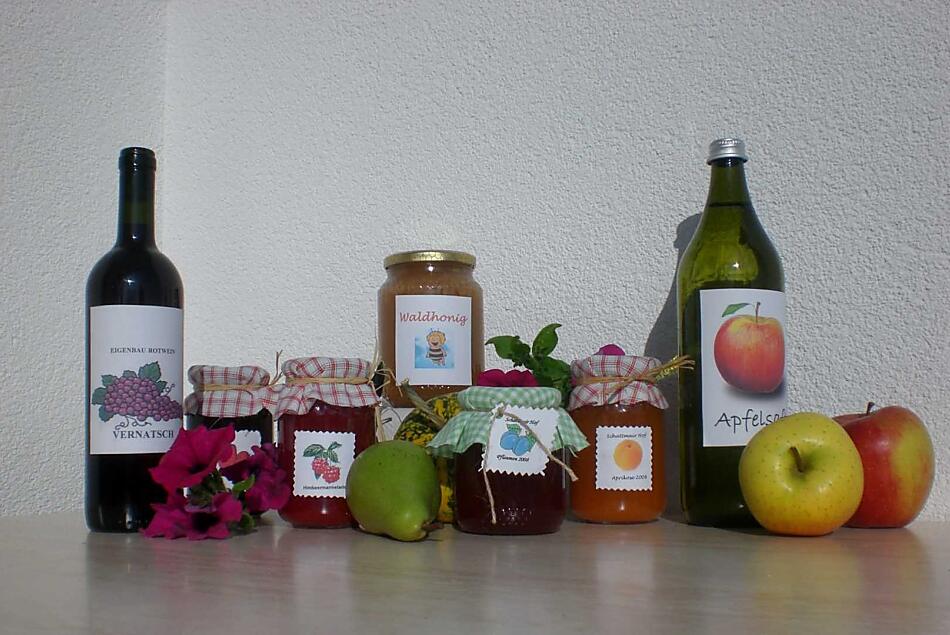 A small selection of our farm produce