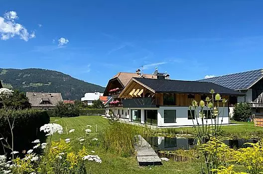 Our new wooden house, where you will find Anima Chalet.