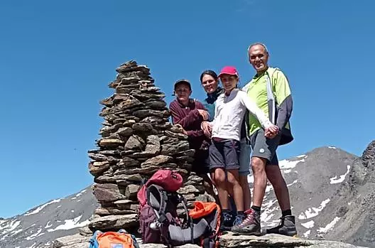 Christine mit Roland samt Kinder Andrea und Florian