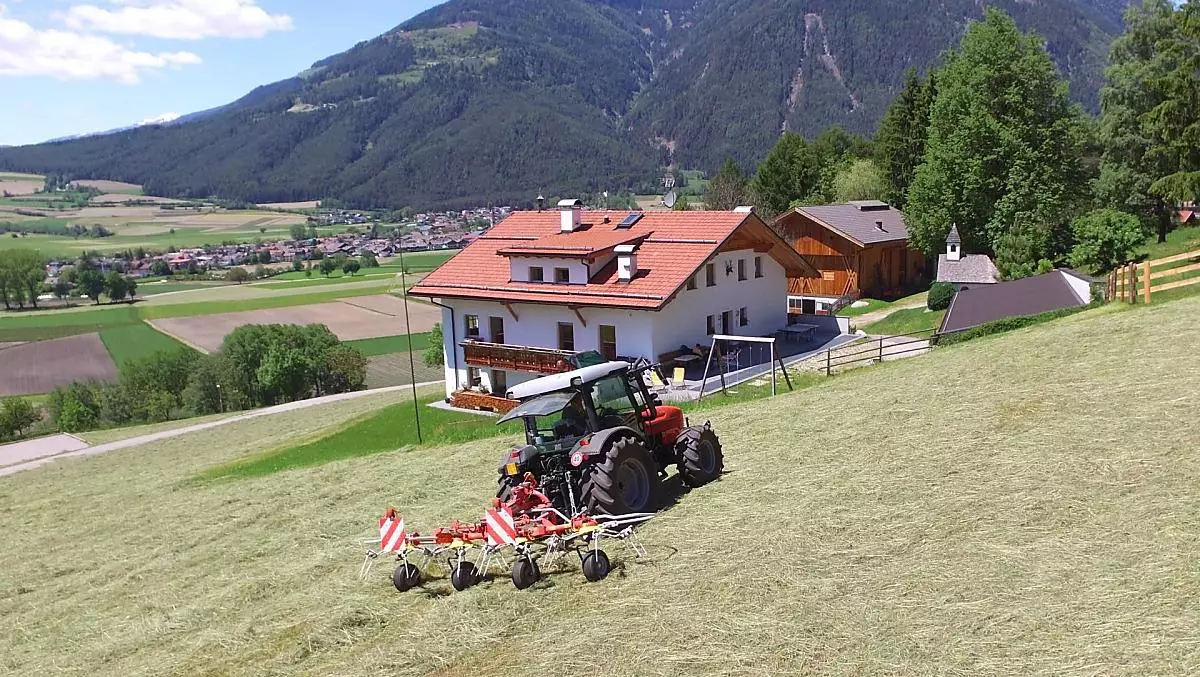 Bei der Heuernte
