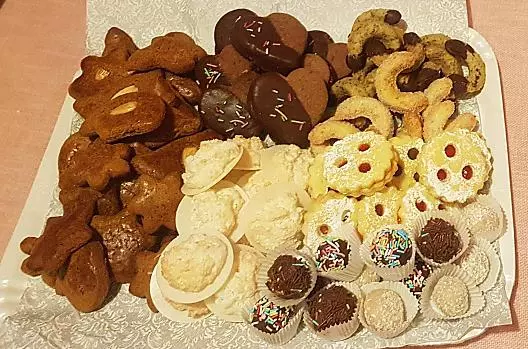 Hausgemachte Kekse im Winter dürfen nicht fehlen.
