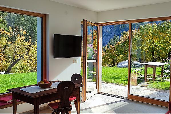 Ausblick in den Garten