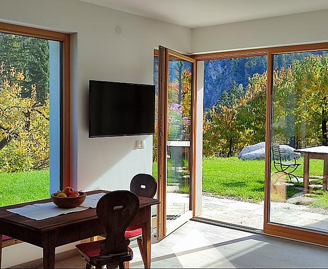 Ausblick in den Garten