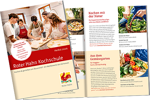 Broschüre Roter Hahn Kochschule
