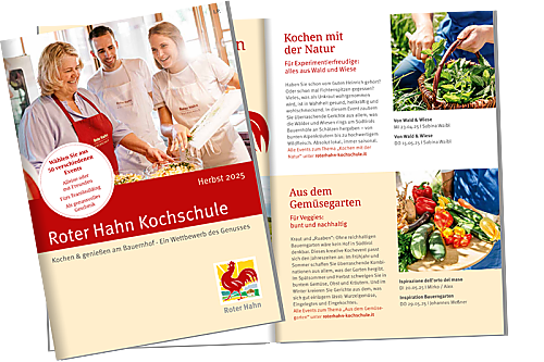 Broschüre Roter Hahn Kochschule