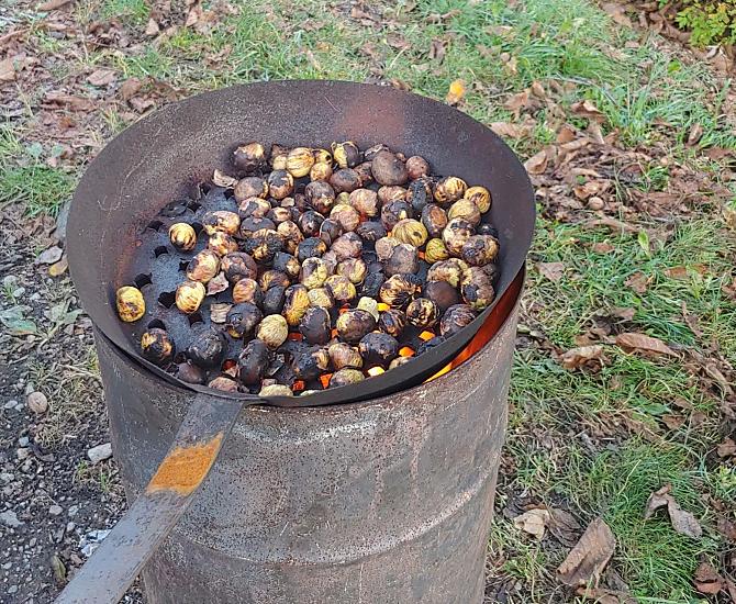 Roasting chestnuts