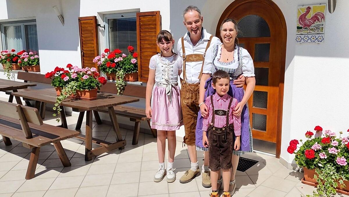 Familie Schaller - Florian, Barbara, Sophia und David