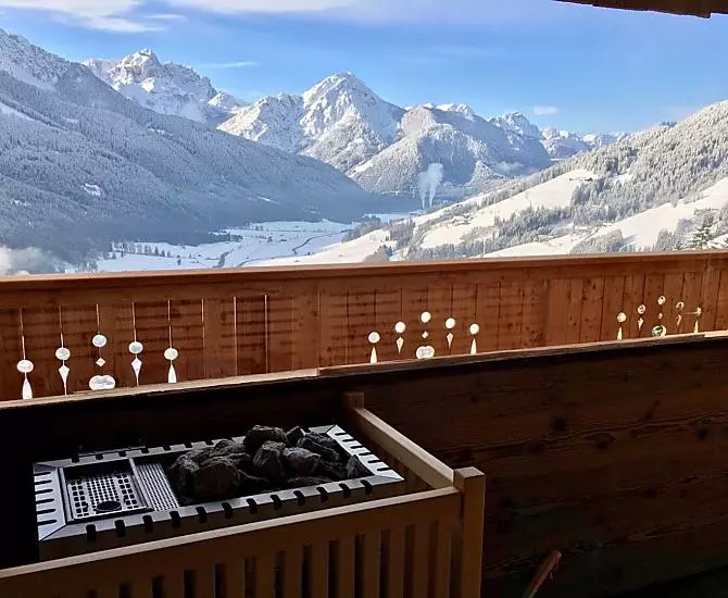 Unsere Sauna mit Panoramablick