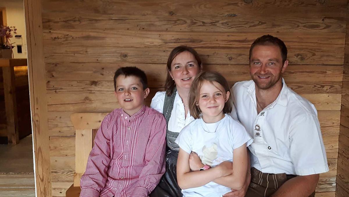 That's us: Leo, Angelika, Sophie and Michael