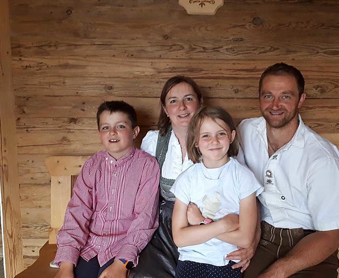 That's us: Leo, Angelika, Sophie and Michael