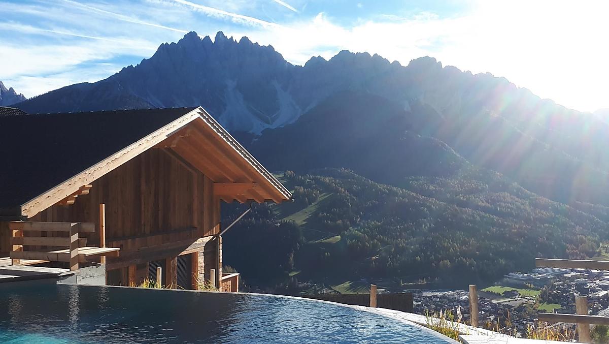 Outside view with pool