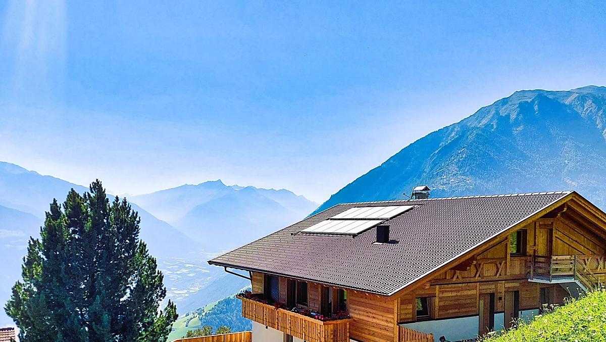 Mountain view and valley view