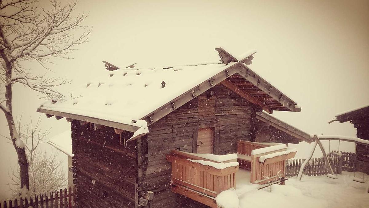 The Kornkammer lodge in winter