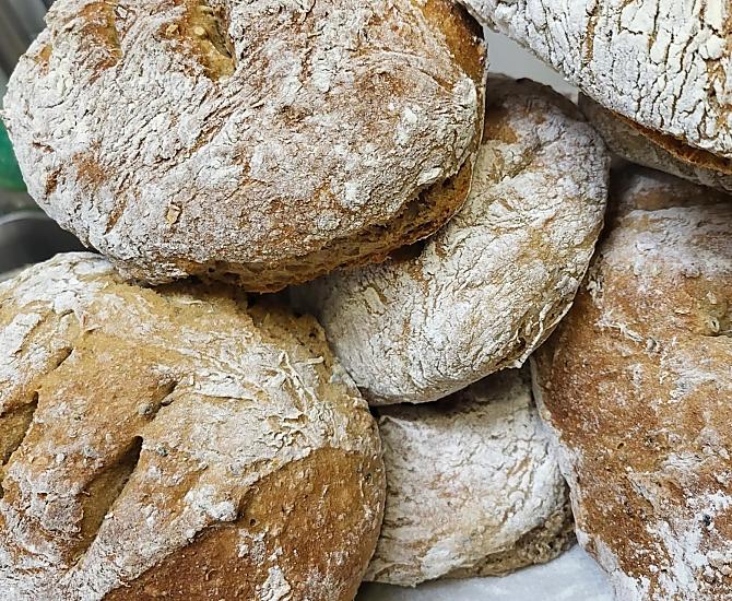 home-baked bread