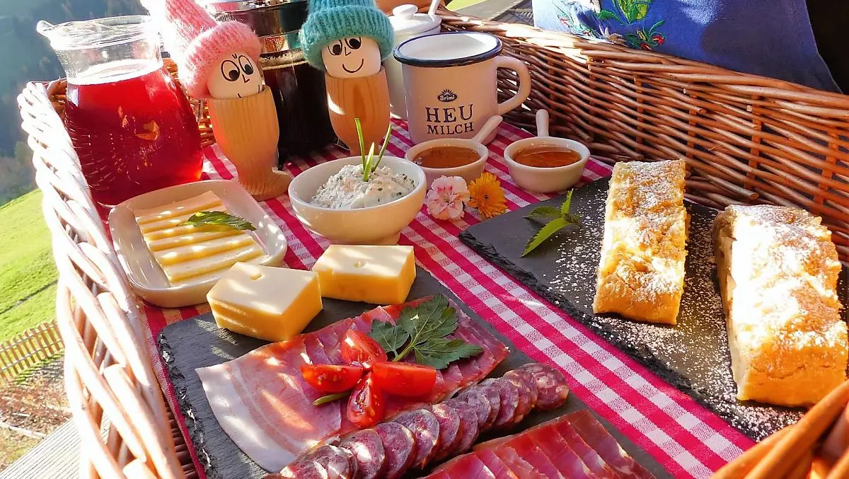 Der Frühstückskorb, für einen guten Start in den Tag.