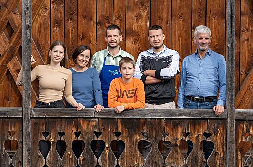 Your hosts - the Obrist family