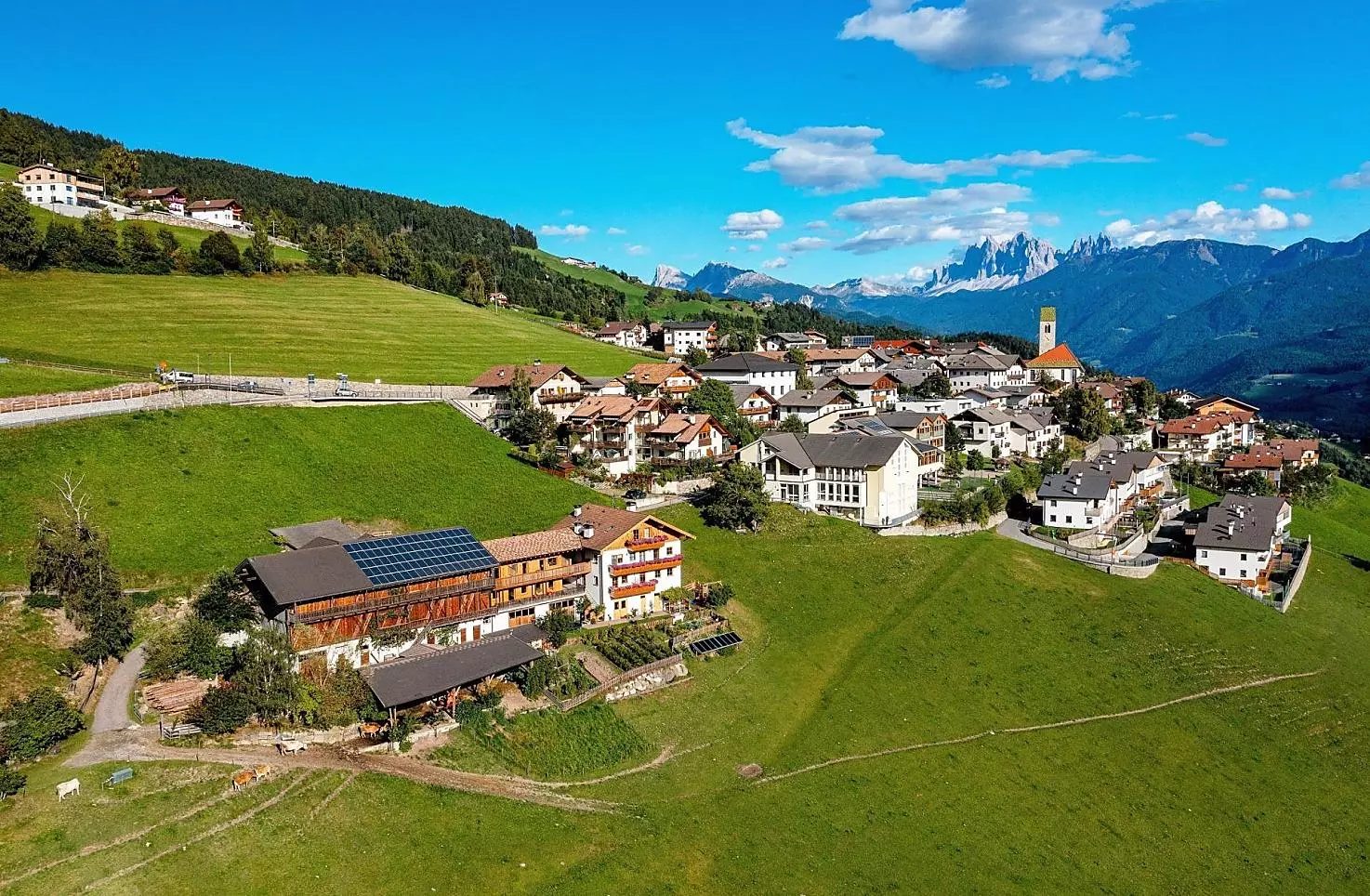 Thalhofer farm on the edge of the village of Latzfons