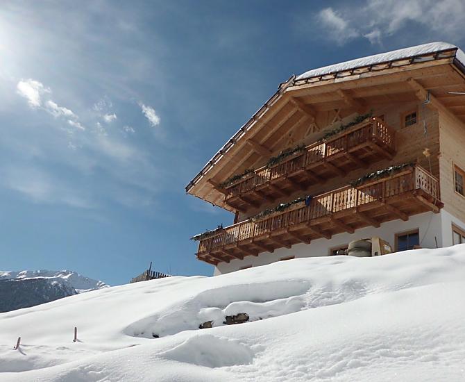 Unser Haus im Winter