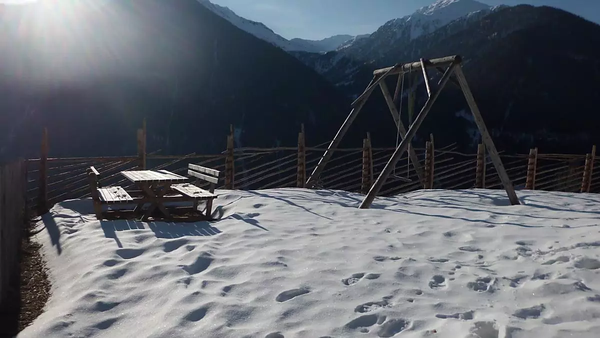 Unser Spielplatz im Winter 