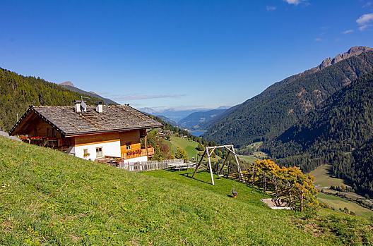 Our house in the middle of meadows and forests