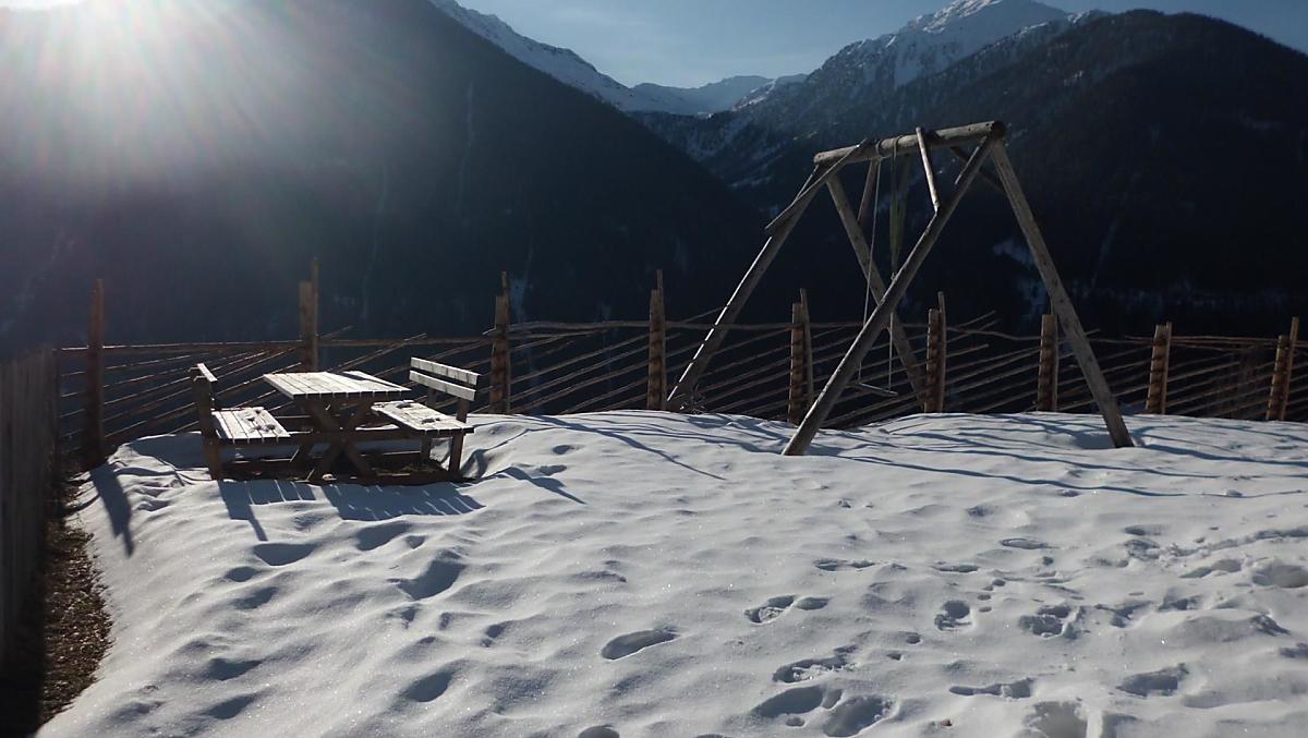 Our playground in winter