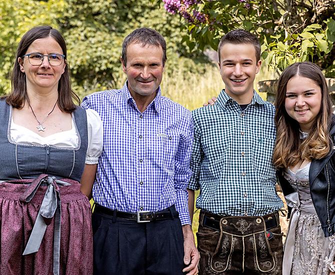 We at the Breitenberger family welcome you warmly to our organic mountain farm.