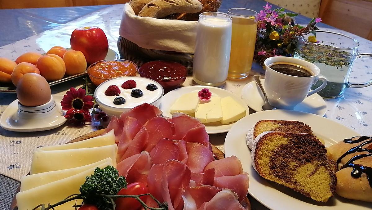 Breakfast at the Pendl-Hof farm