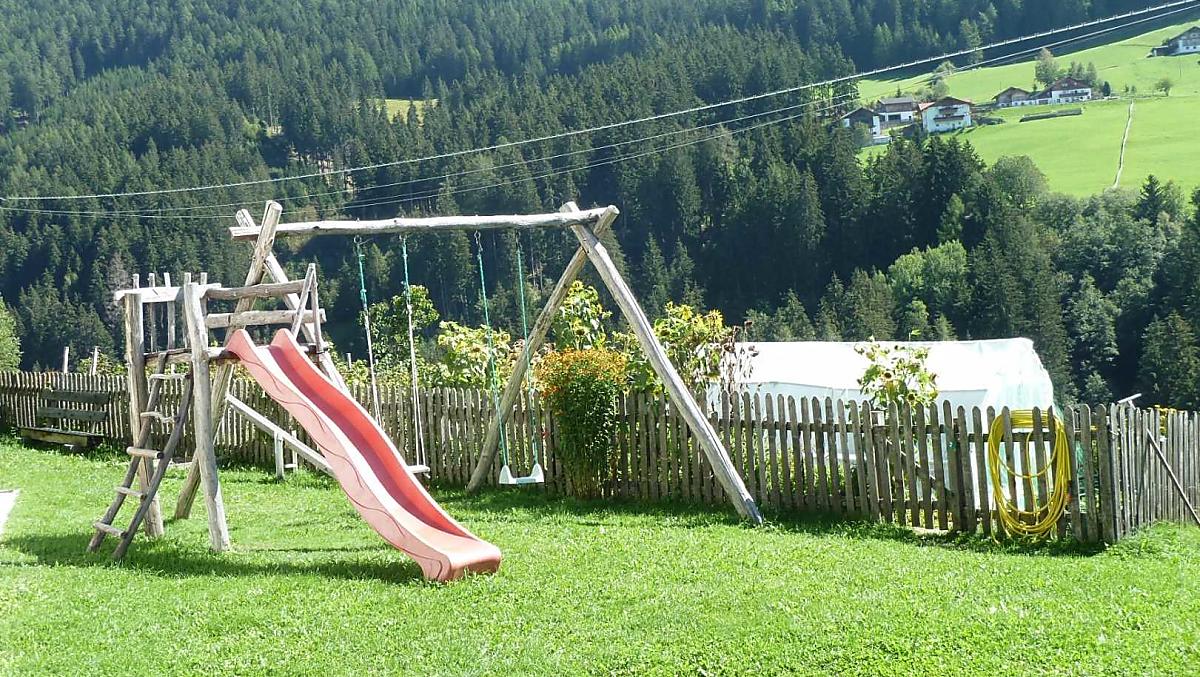 The playground where the children can let off steam.