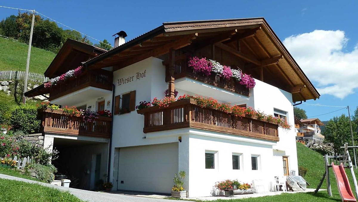 The Wieserhof in summer.