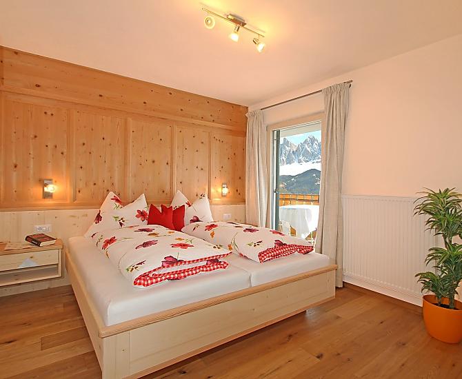 Schlafzimmer mit Geislerblick 
