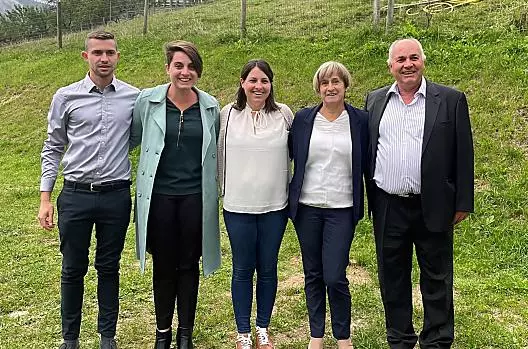 The Calliari family from right to left: Alexander, Maria, Christiane, Hildegard and Manfred.