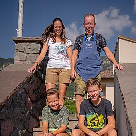 Hannes, Margit, Tim and Simon
