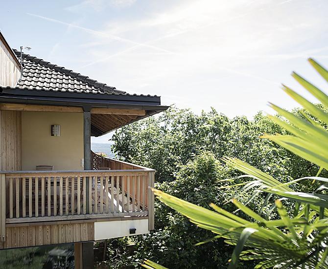Gegen Süden und Westen gibt es Sonne pur